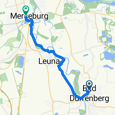 Merseburg bahnhof-Bad Durrenberg bahnhof