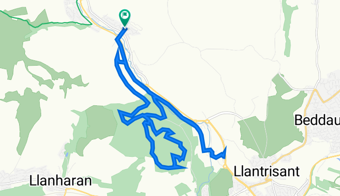 54 Tylcha Fach Estate, Porth to 54 Tylcha Fach Estate, Porth