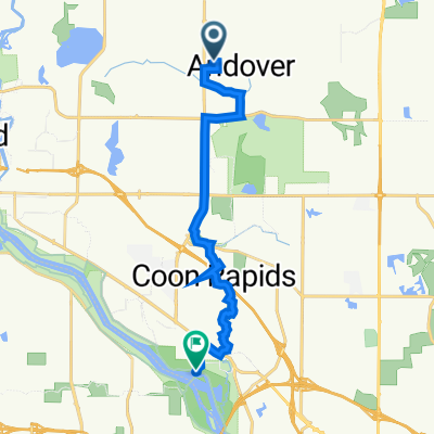 14583 Crane St NW, Andover to 9750 Egret Blvd NW, Coon Rapids