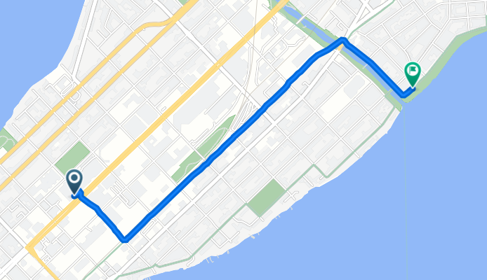 10 N Livingston St, Madison to 1601–1799 Yahara Pl, Madison