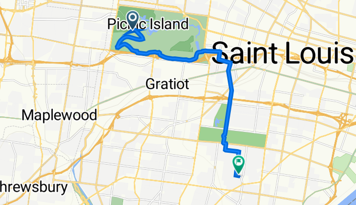 2–14 Fine Arts Dr, St. Louis to 3948 Potomac St, St. Louis