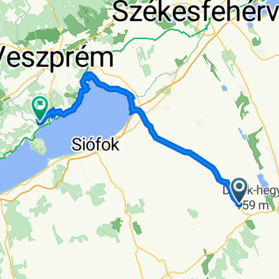Fő utca 100., Igar nach Zrínyi Miklós utca 2., Balatonfüred