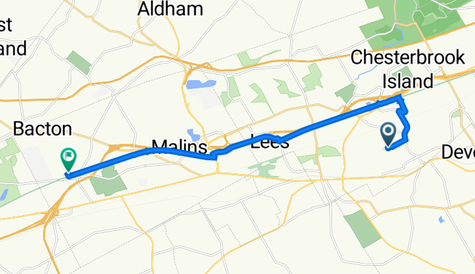 307 Greene Rd, Berwyn to 3 N Bacton Hill Rd, Malvern