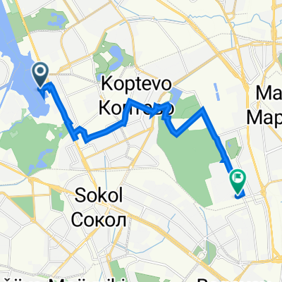 Ленинградское шоссе, 39 с6, Москва до Тимирязевская улица, 9, Москва