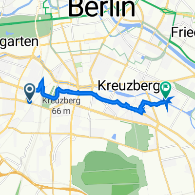 Bülowstraße 48, Berlin nach Paul-Lincke-Ufer 23, Berlin