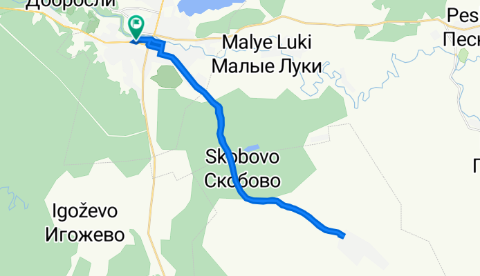 От 1 Мая улица 74, Демянск до 1 Мая улица 74, Демянск