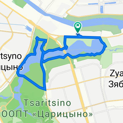 улица Борисовские Пруды, 5 к1, Москва до улица Борисовские Пруды, 5 к1, Москва