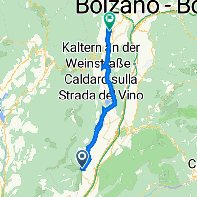 Karl Anrather Straße 8, Margreid an der Weinstraße nach Luziafeldweg 4, Eppan an der Weinstraße