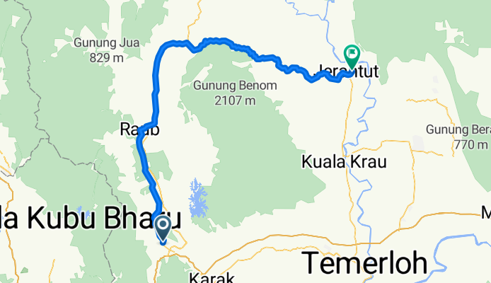 TAMAN NEGARA RIDE - DAY 1