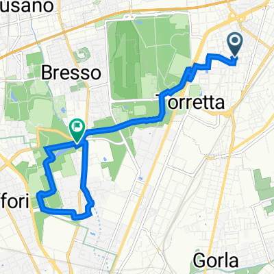 Da Via Risorgimento 380, Sesto San Giovanni a Via Luigi Ornato 7119, Milano
