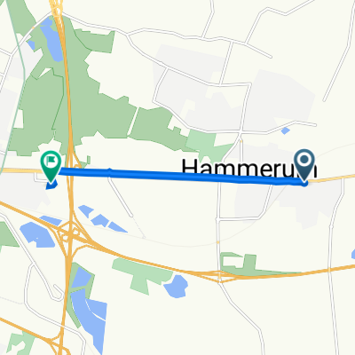 Hammerum Hovedgade 108A, Herning to Åvænget 6, Herning