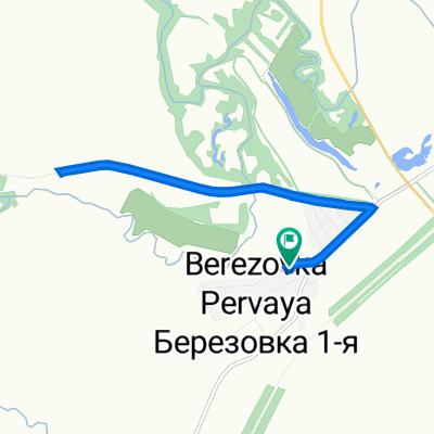 Набережная улица, Село Березовка 1-я до Набережная улица, Село Березовка 1-я