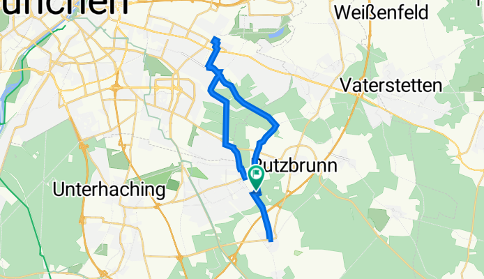 Ottobrunn nach Fressnapf Trudering nach alter Wirt Hohenbrunn