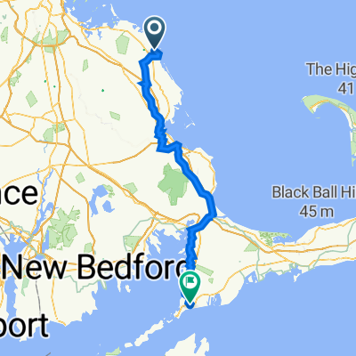 77 Station St, Scituate to 59 Town Hall Square, Falmouth