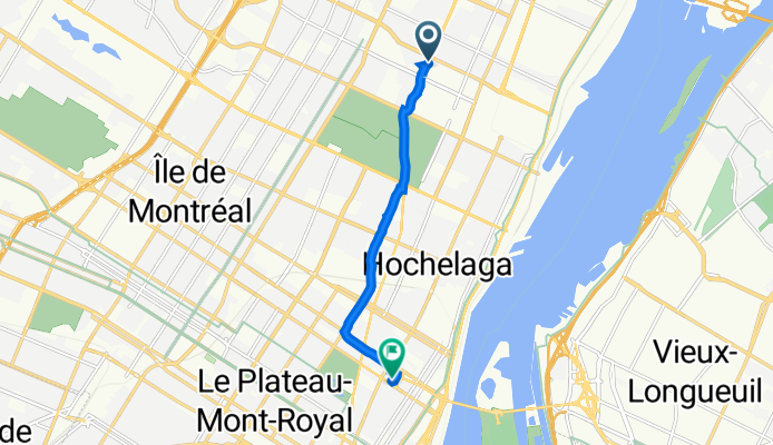 5610 Rue Sherbrooke E, Montréal à 1825 Av Malo, Montréal