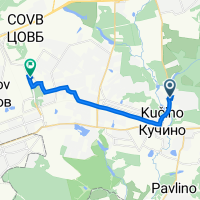 улица Брагина, 1, Балашиха до Транспортная улица, 11 с3, Реутов