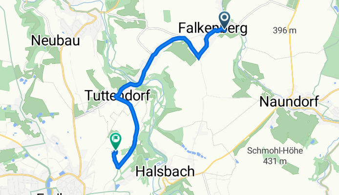 Erbgerichtsweg 13, Halsbrücke nach Fuchsmühlenweg 7, Freiberg