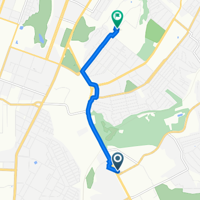 От ул. Космическая, Дніпро до вулиця Генерала Пушкіна 1, Дніпро