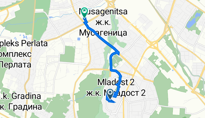 Mladost, Sofia to бул. Д-р Г. М. Димитров 52В, Sofia