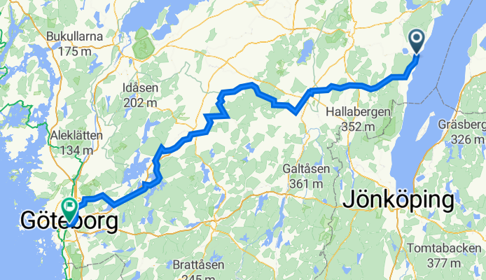 Torggatan 1B, Hjo nach Östra Hamngatan 45, Göteborg