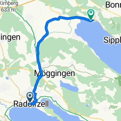 Schützenstraße 9, Radolfzell to Bahnhofstraße 3, Bodman-Ludwigshafen