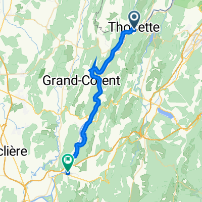Grande Rue 49, Thoirette-Coisia to Place Feltin 2, Poncin
