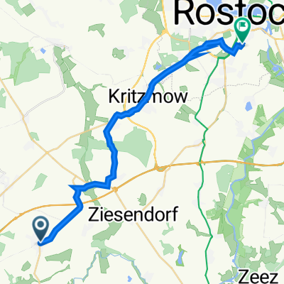 L131 29, Satow nach Goethestraße 12, Rostock