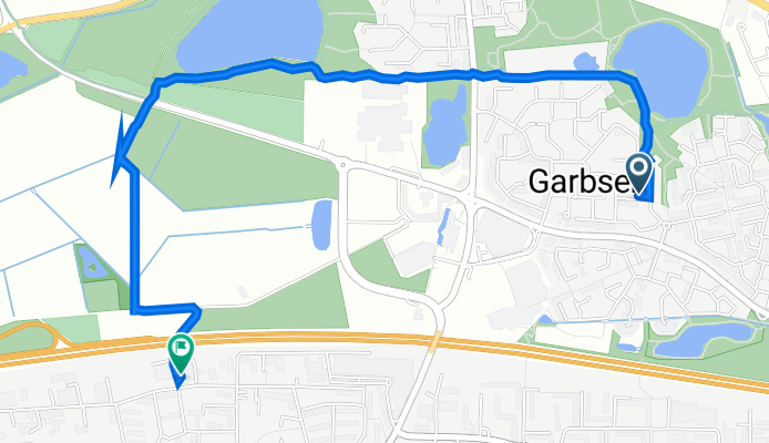 Bernsteinweg 2, Garbsen nach Bachstraße 15, Garbsen