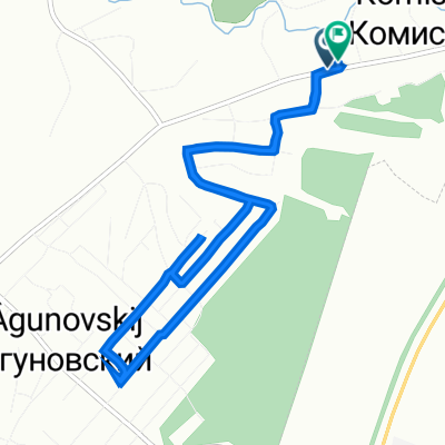 Центральная улица, 109, Кемерово до Центральная улица, 103, Кемерово