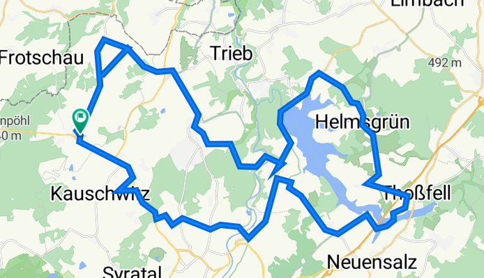Paul-Seifert-Straße 4, Rosenbach/Vogtland nach Paul-Seifert-Straße 4, Rosenbach/Vogtland