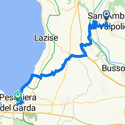 Domegliara - S.Ambrogio to Peschiera del Garda