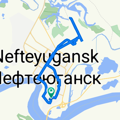 15-й Микрорайон, 16, Нефтеюганск до 15-й Микрорайон, 15, Нефтеюганск
