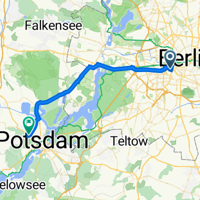 Stauffenbergstraße 20, Berlin nach Am Krongut 25, Potsdam