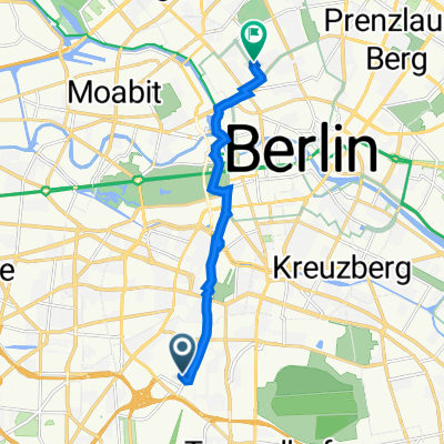 Torgauer Straße 32, Berlin nach Theodor-Heuss-Weg 11, Berlin