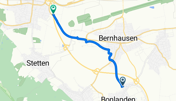 Anne-Frank-Straße 10, Filderstadt nach Echterdingen Zaunacker, Leinfelden-Echterdingen