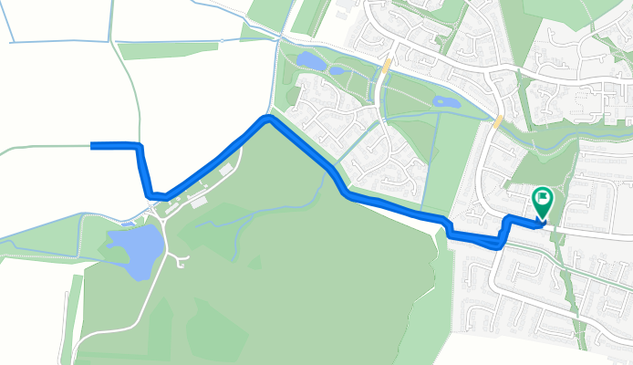 51 Buckingham Dr, Loughborough to 51 Buckingham Dr, Loughborough