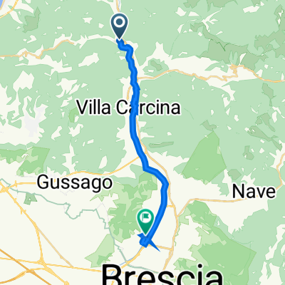 Da Via Gozzano 6, Sarezzo a Rotonda Vittorio Montiglio 6, Brescia