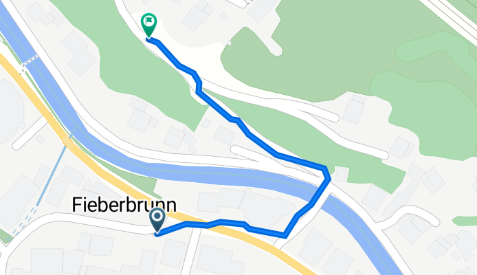 Dorfstraße 27, Fieberbrunn nach Schönauweg 5, Fieberbrunn