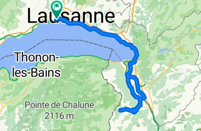 Route in der Bikemap App öffnen