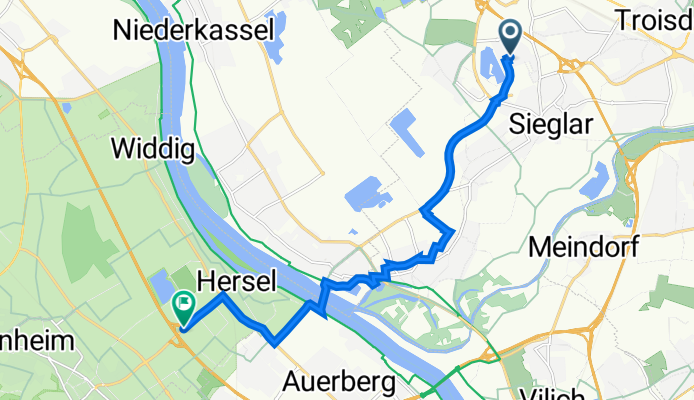 Frieslandring 11, Troisdorf nach Roisdorfer Straße, Bornheim