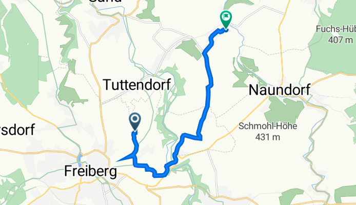 Fuchsmühlenweg 7, Freiberg nach Erbgerichtsweg 13, Halsbrücke