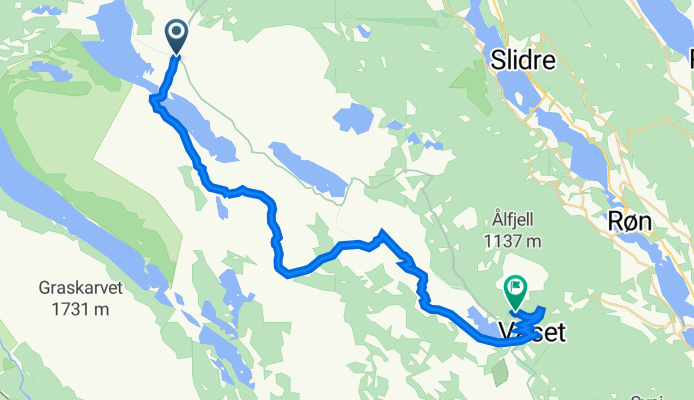 Midtre Syndin 1, Ryfoss to Ålfjellvegen 185, Røn