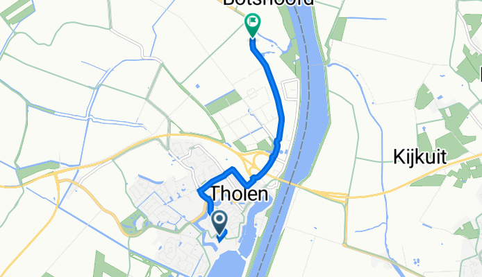 Venkelstraat 10, Tholen naar Oud Vossemeersedijk 4, Tholen