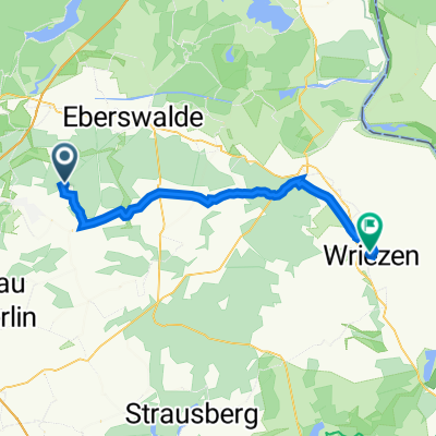 Am Ring 55, Melchow nach Freienwalder Straße 50, Wriezen