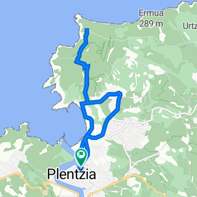 Calle Iturgitxi, 43–55, Plentzia to Calle Areatza, 36, Plentzia