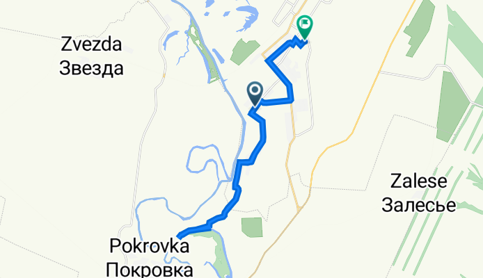 улица Пархоменко, 25, Чапаевск до Курская улица, 13, Чапаевск