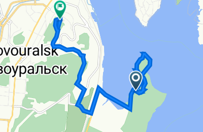 Route in der Bikemap App öffnen