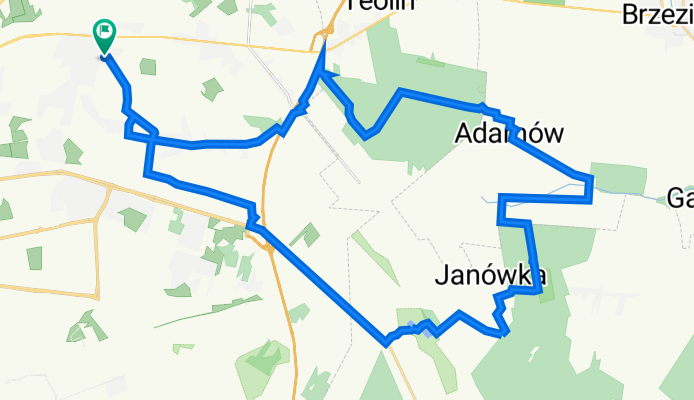 Listopadowa 33B, Łódź do Listopadowa 33B, Łódź