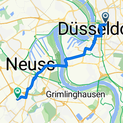 Feldstraße 78, Düsseldorf nach Geranienstraße 45, Neuss
