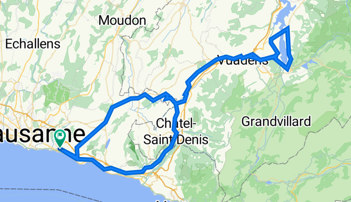 Vers le lac de la gruyere